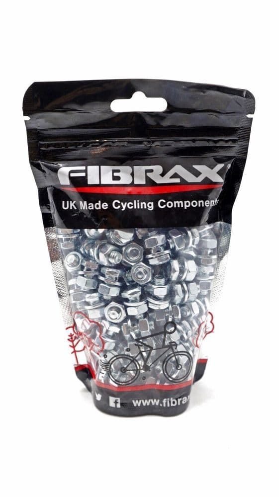 Bulk Pack of 100 Fibrax Bike Brake Cycle Cable Pinch Bolts 6mm