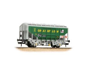 Bachmann 33-132A 35 Ton PAA Bulk Grain Wagon 'Grainflow', Green & Grey