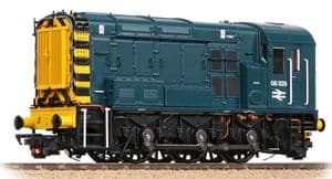 Bachmann 35-925 BR Class 08, Blue with Wasp Stripes, No.08.329