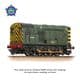Bachmann 35-926 Class 08 BR Green with Wasp Stripes, No.08.923