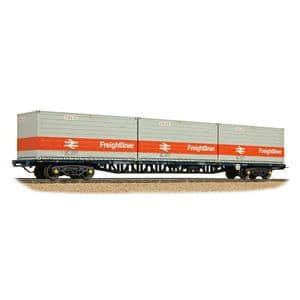 Bachmann 38-626B BR 'FFA' Freightliner Flat, 3 x 20' Type L Container