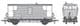 Bachmann 38-976 LMS 20T Brake Van, Grey Livery