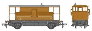 Bachmann 38-977 BR ex-LMS 20T Brake Van, Early Bauxite Livery