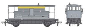 Bachmann 38-979 BR Engineers ex-LMS 20T Brake Van, Grey/Yellow Livery