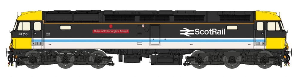 Cavalex CM-47716-SR Class 47 No 47 716 BR ScotRail Livery DCC SOUND NOT ...