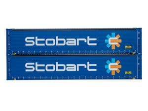 Dapol 4F-028-217 Stobart 45ft Curtainside Containers (x2)