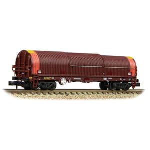 Graham Farish 373-829A DB Cargo (ex EWS) 'BYA' Steel Carrier with Hood