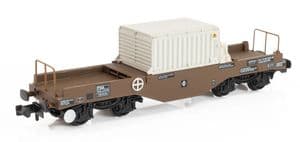 Graham Farish 377-802A BR 'FNA' Nuclear Flask Wagon with Sloping Floor