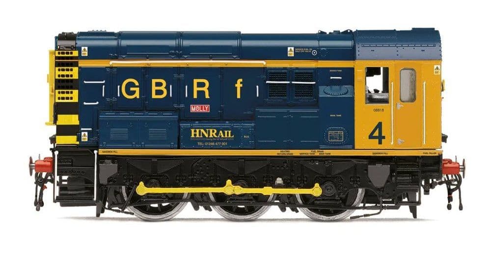Hornby R30141 GBRf Class 08 Shunter No 08 818 Molly hornby-r30141-gbrf-class-08-shunter-no-08-818-molly