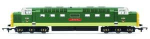 Hornby R30438 [RAILROAD] BR Deltic No.55 002, 2-tone Green