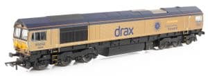 Hornby R30461 [RAILROAD] GBRf 'Drax 50' Class 66, Gold Livery