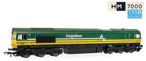 Hornby R30531TXS [RAILROAD] Freightliner Class 66, 66 601, Freightliner 60 Livery, TXS SOUND