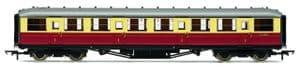 Hornby R40457 BR Gresley Corridor 1st Class Coach, Crimson/Cream