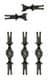 Hornby R7398 Buckeye Magnetic Coupling Pack (x4)