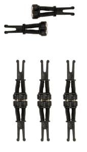 Hornby R7400 Vacuum Pipe Magnetic Coupling - 17mm (x4 pairs)