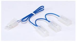 Kato 24-833 Unitrack 3-Way Extension Cord, 30 cm Long