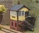 Peco LK715 Lineside Signal Box Kit, Brick Base