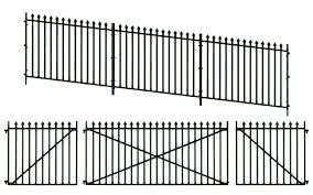 Peco LK742 GWR Spear Fencing: Ramp Panels, Gates and Posts