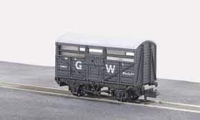 Peco NR45W G.W. Cattle Wagon, Grey