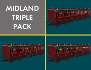 Rapido 978005 Midland Railway Non-Corridor Coach Pack