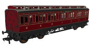 Rapido 978008 Midland Railway Non-Corridor 1st/3rd Class Composite Coach