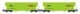 Rivarossi HR6674 GATX Rail Cargo 4-Axle Cereal Hoppers (x2), Era VI Green