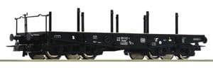 Roco 46380 DB 4-Axle Heavy Flatbed Truck, Era IV, Black - SPECIAL OFFER