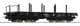 Roco 46380 DB 4-Axle Heavy Flatbed Truck, Era IV, Black - SPECIAL OFFER