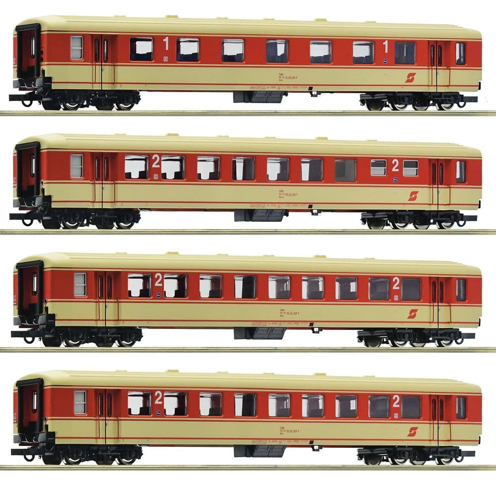Roco 6600026 OBB Jaffa-Express Set 1 4-Coach Set Era IV SPECIAL OFFER