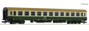 Roco 74802 DR Express 2nd Class Coach, Era IV Green/White