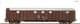 Roco 77800 OBB 'Gabs' 4-Axle Van, Brown Livery, Era VI