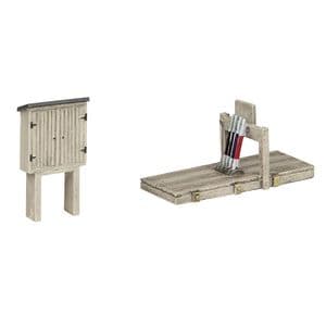 Scenecraft 44-0145 Wigmore 4-Lever Open Ground Frame