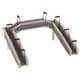 Scenecraft 44-023R Concrete Footbridge, Red Fittings