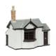 Scenecraft 44-1023W Toll House, White & Black