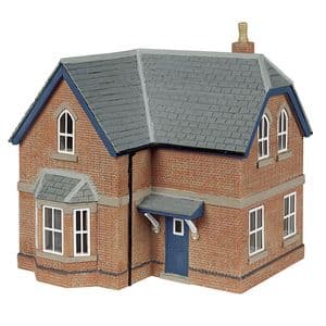 Scenecraft 44-1025B Railway House, Blue & White