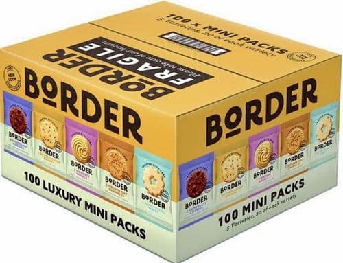 Borders 100 Luxury Mini Packs