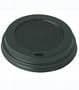 Domed Sip-thru Lid - Black, 12, 16, 20oz