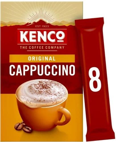 Kenco Cappuccino Sachets 8