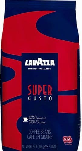 Lavazza Super Gusto Coffee Beans 1kg