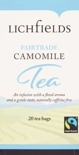 Lichfields Fairtrade Camomile Tea Bags