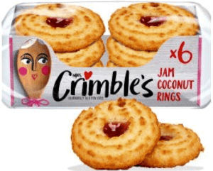 Mrs Crimbles Gluten Free Jam Coconut Rings 6