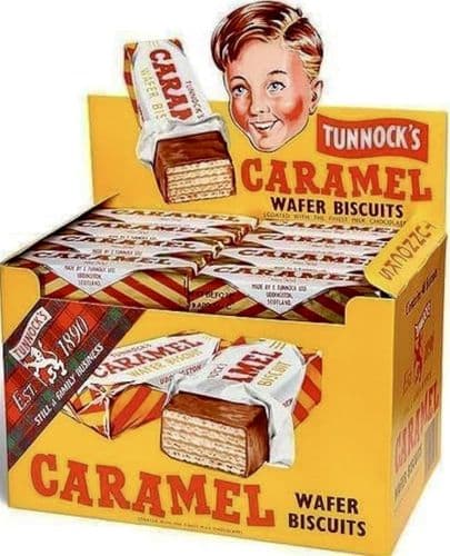 Tunnocks Caramel Wafer Biscuits