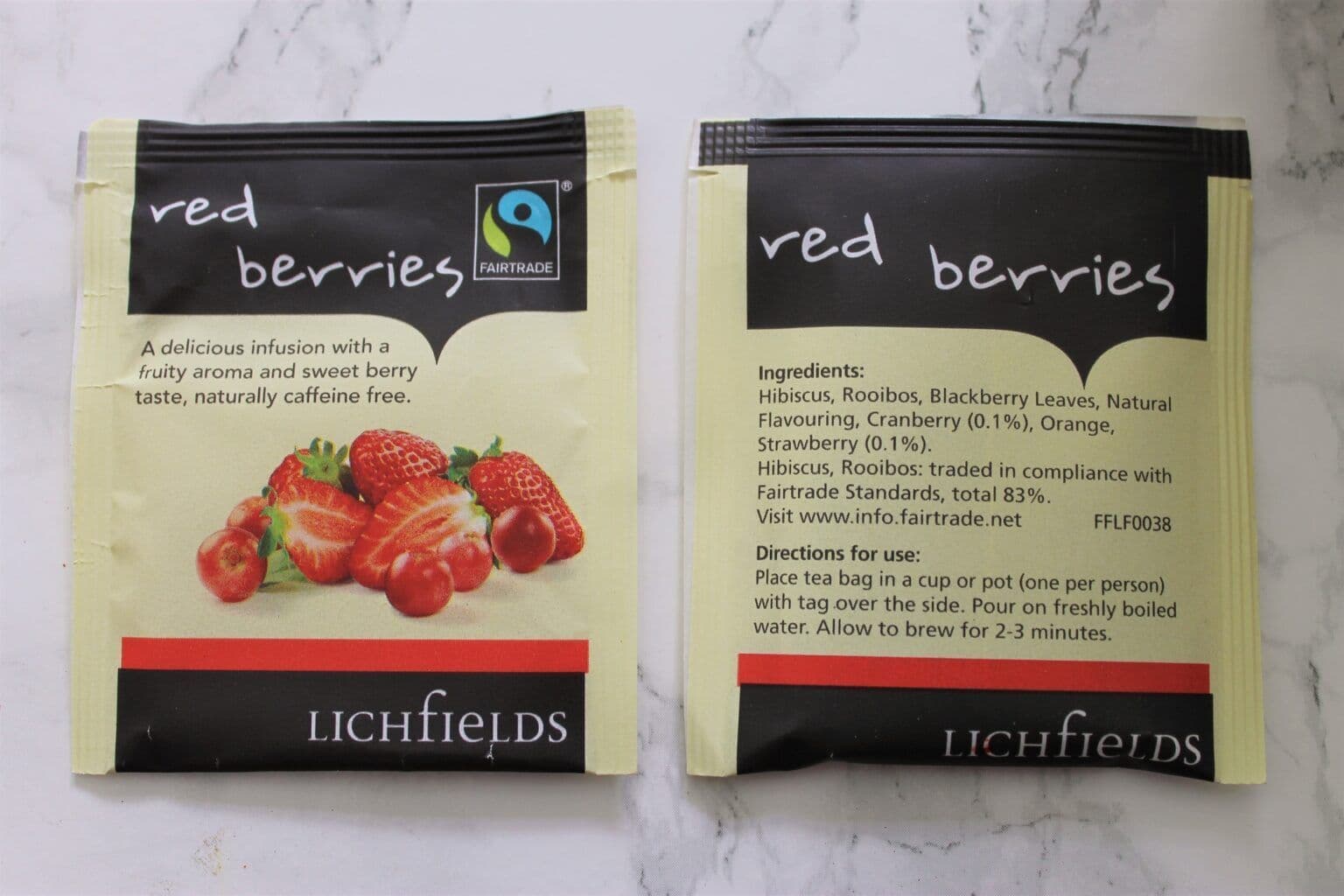 Lichfield Red Berries Tea Bags