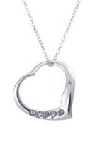 .925 Sterling Silver Pendant & Necklace Gift Boxed Birthstone June Rhodalite