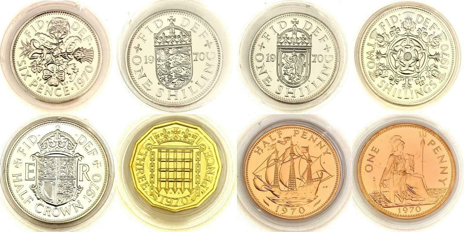 Farewell To The £sd £.s.d System Pre-Decimal Old Money Coin