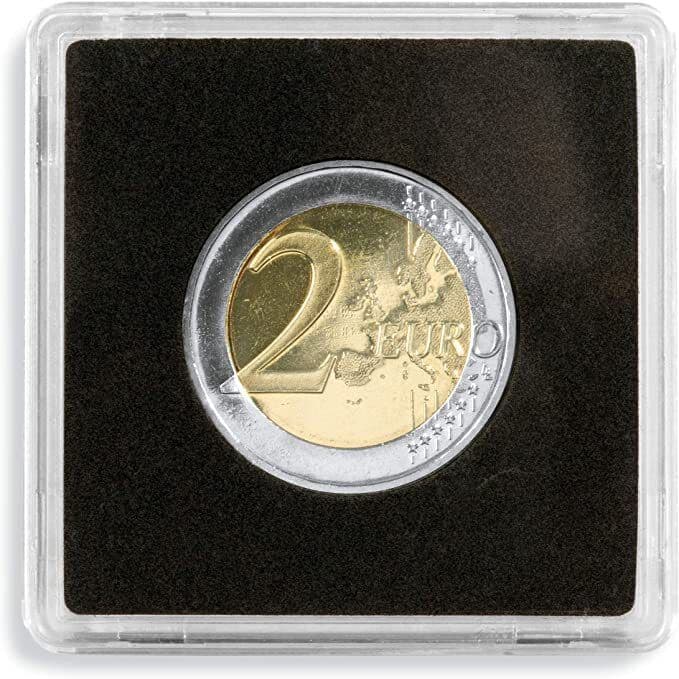 thumbnail image 2 of 25 Coin Capsules & 25 Coin Stands For 1oz SILVER Or COPPER Rounds Airtight 39mm 2 of 12