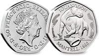 2020 Change Checker IGUANODON Dino 50p Certified BU