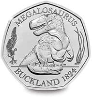 2020 Change Checker MEGALOSAURUS Dino 50p Certified BU
