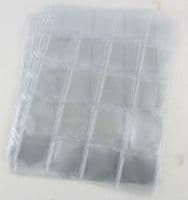 5 PVC Coin Album Pages with 100 x Self Adhesive Coin Holders