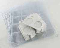 5 PVC Coin Album Pages with 100 x Self Adhesive Coin Holders